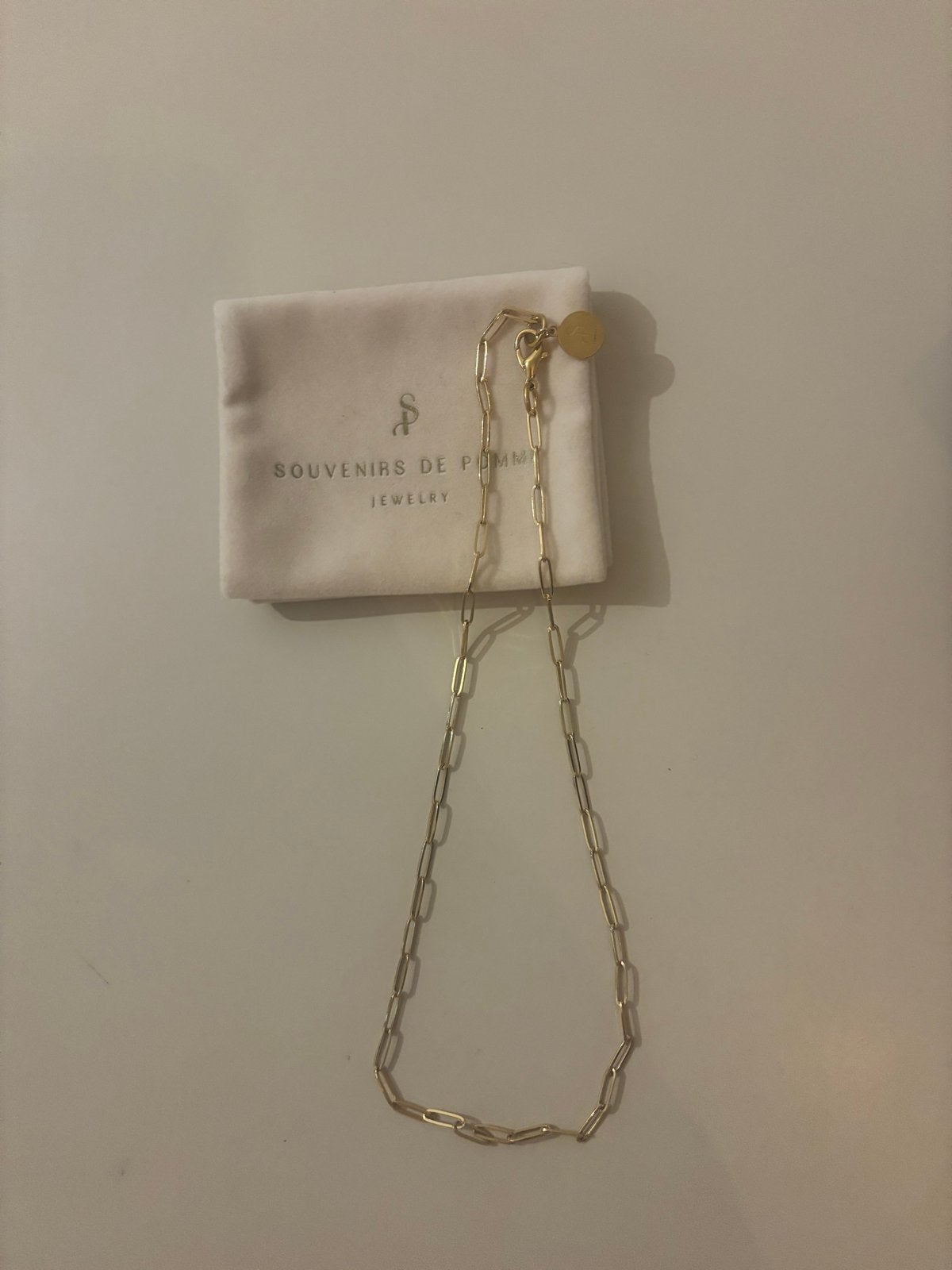 Souvenirs de Pomme Ketting, Ophalen of Verzenden, Zo goed als nieuw, Goud, Overige materialen