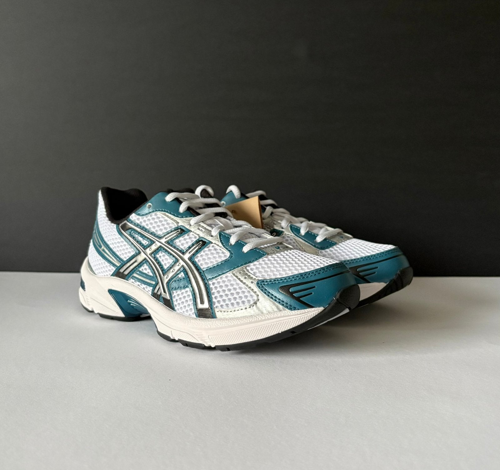 Asics Gel-1130 White/Restful Teal Maat 39.5, Verzenden, Nieuw, Wit, Sportschoenen