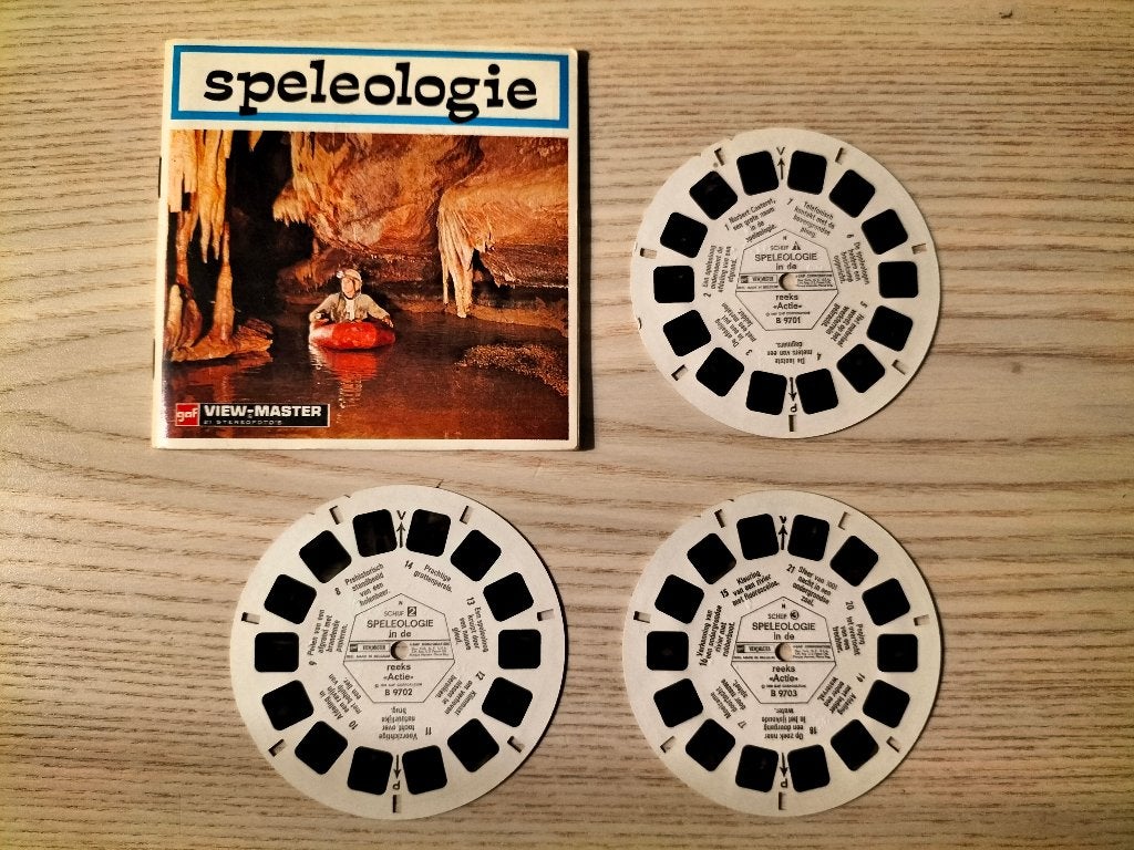 Viewmaster Speleologie - B 970, Ophalen of Verzenden, Gebruikt