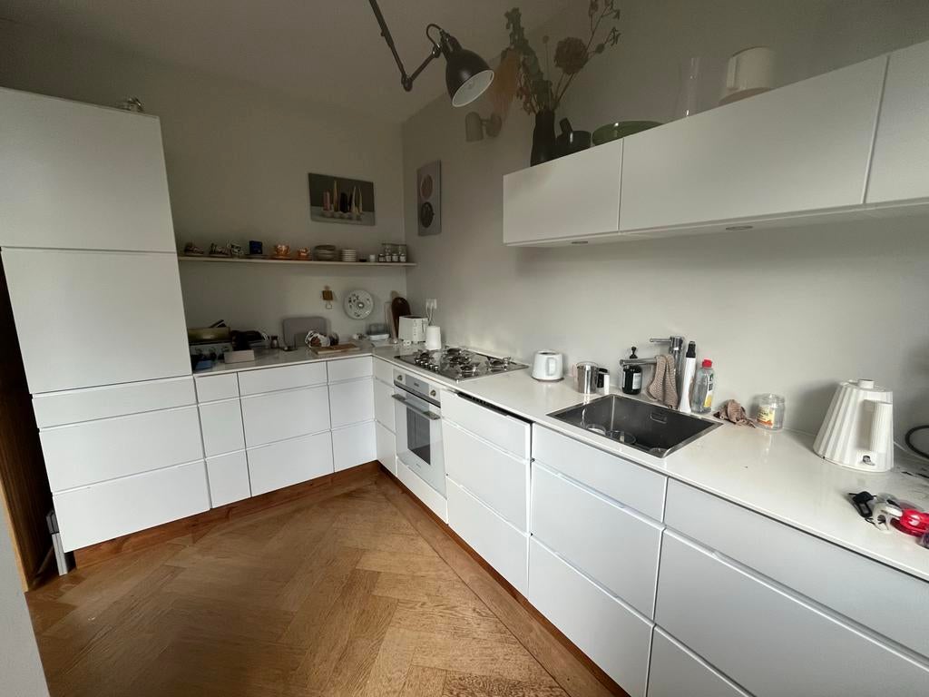 Wit composiet aanrechtblad Kvik keuken (1.61m), Ophalen, Gebruikt, Wit, Composiet