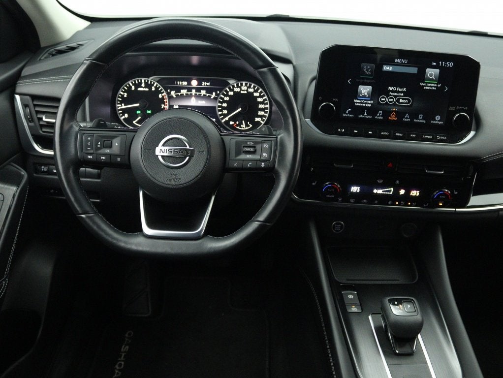 Nissan QASHQAI 1.3 MHEV Xtronic N-Connecta | Caprlay navigat, Auto's, Automaat, 12 maanden, Stof, Wit