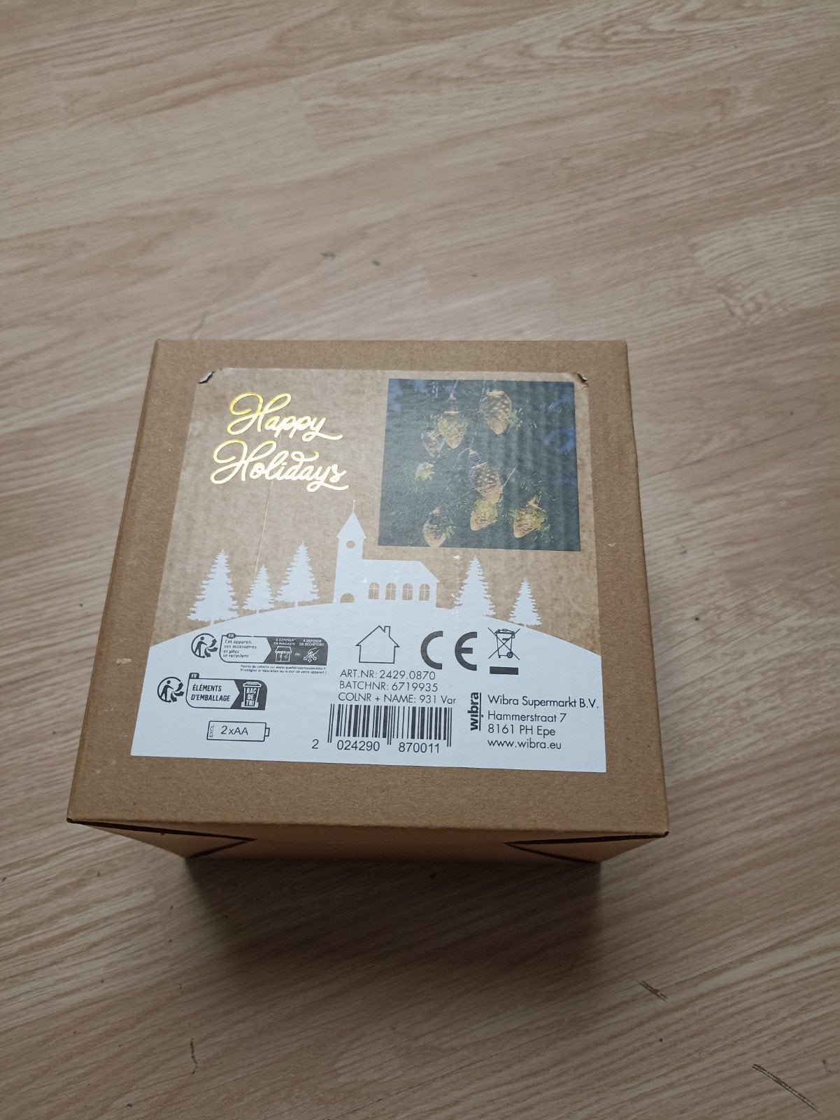 twee setjes grote denne appels verlichting, Ophalen of Verzenden, Clearstamp