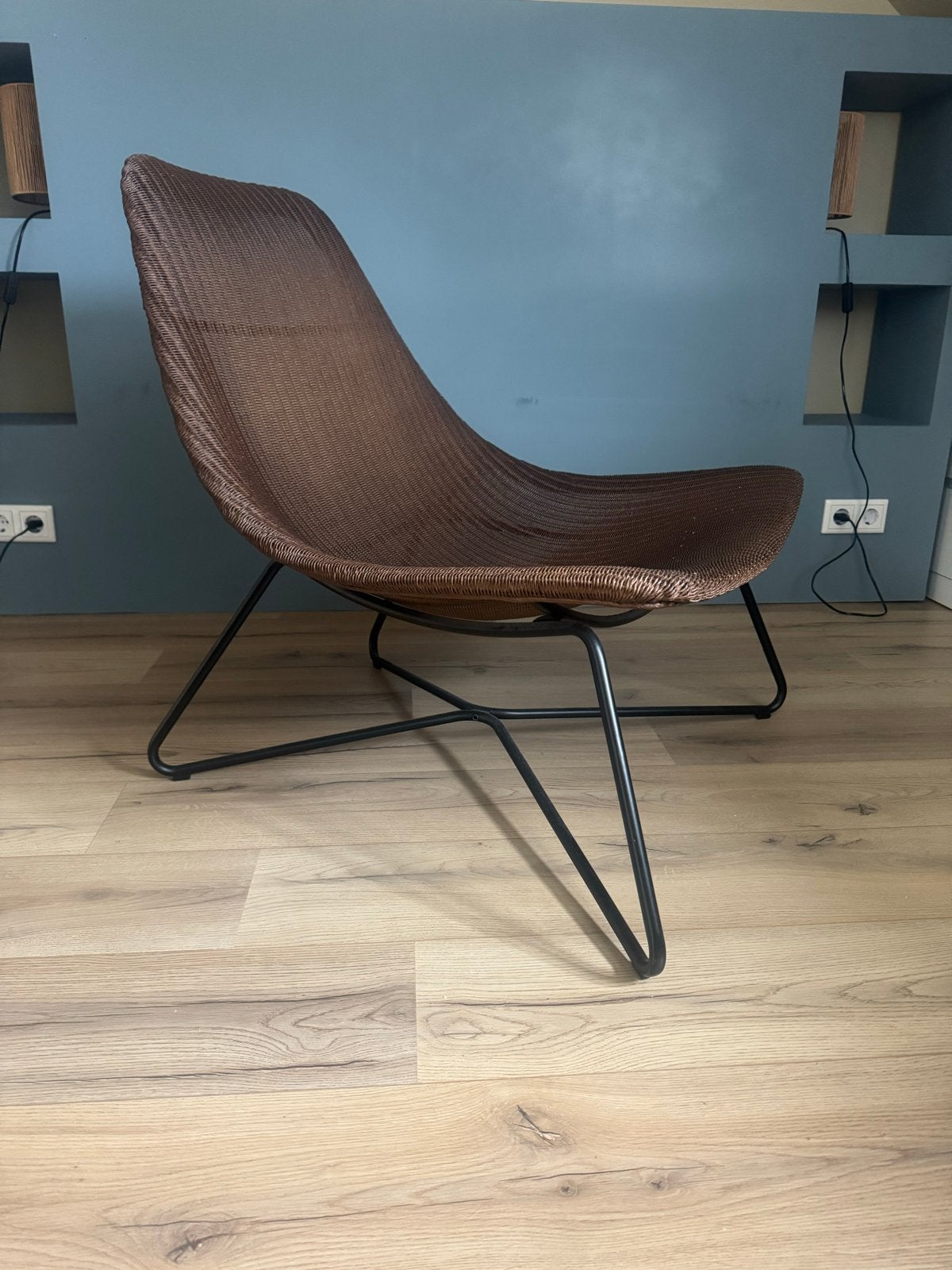 Comfortabele RÅDVIKEN stoel - Bruin (IKEA), Ophalen, Gebruikt, Bruin, Riet of Rotan