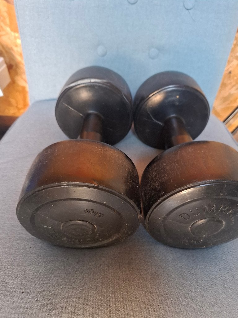 Dumbell 5kg 2 stuks, Sport en Fitness, Fitnessmaterialen, Ophalen, Zo goed als nieuw, Benen, Dumbbell