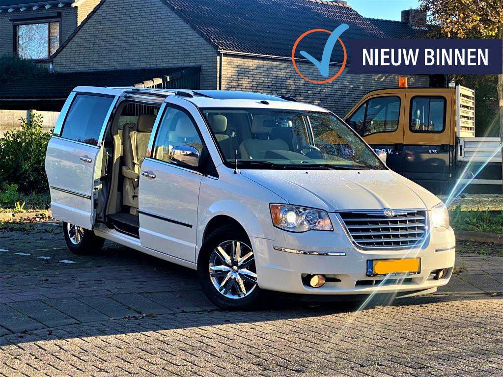 Chrysler Grand Voyager 4.0 V6 LIMITED WHITE OPEN-DAK J.DAIML, Auto's, Automaat, Beige, 7 stoelen, Wit