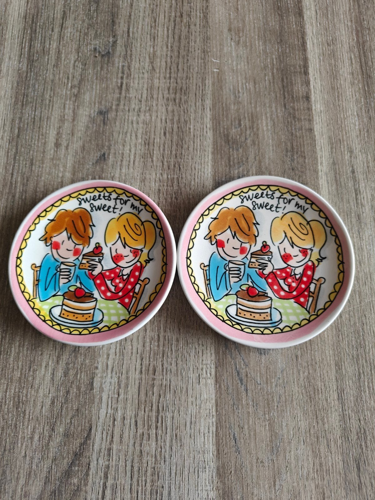 Blond Amsterdam Petit Fours BlaBla ⌀12cm, Nieuw, Ophalen of Verzenden, Bord(en), Modern