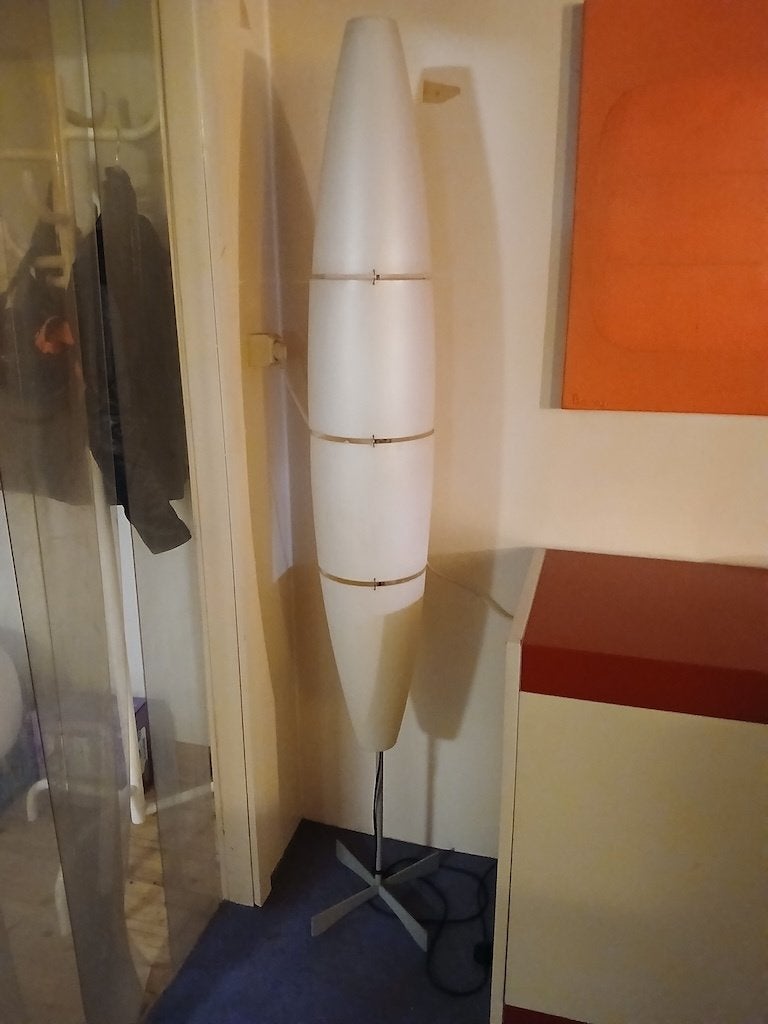 Foscarini vloerlamp, Ophalen, Gebruikt, Metaal, 150 tot 200 cm