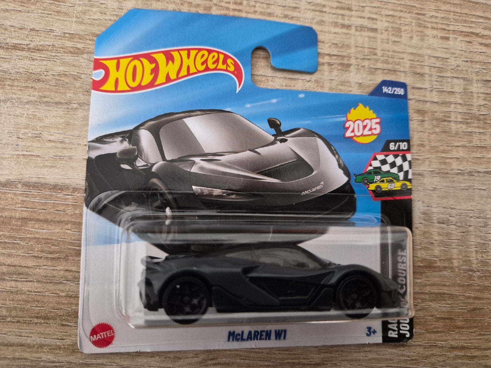 MC Laren W1 Antraciet 2025 1:64 ( Hotwheels), Ophalen of Verzenden, Nieuw, Auto