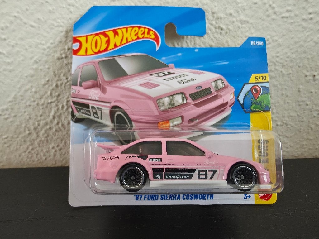 Hot Wheels Ford Sierra Cosworth HotWheels, Hobby en Vrije tijd, Modelauto's | Overige schalen, Verzenden, Nieuw, Auto