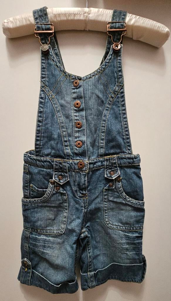 D-zine spijker salopette/tuinbroek maat 128/134, Kinderen en Baby's, Kinderkleding | Maat 128, Broek, Gebruikt, Jongen of Meisje