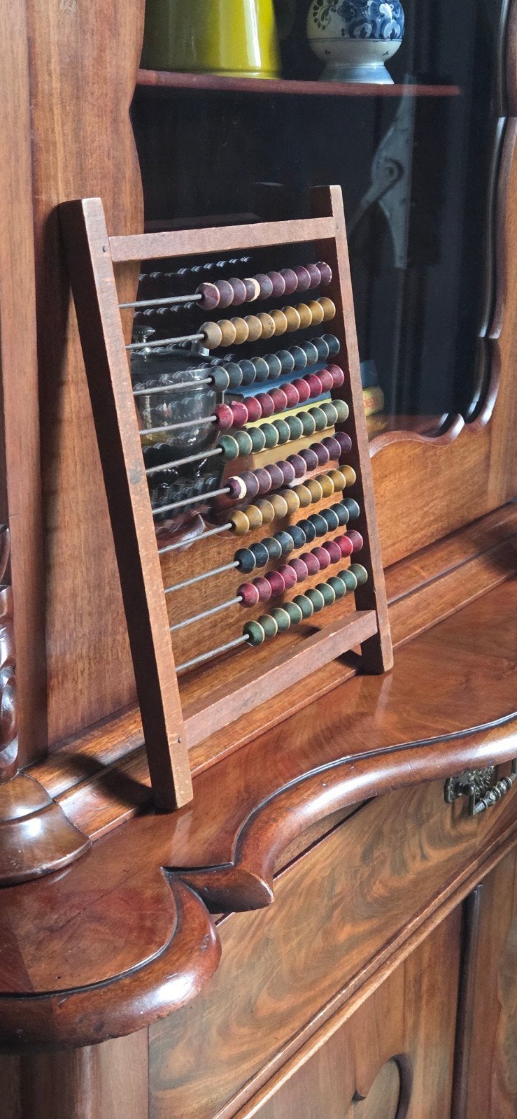 retro vintage telraam abacus rekenrek !, Ophalen of Verzenden