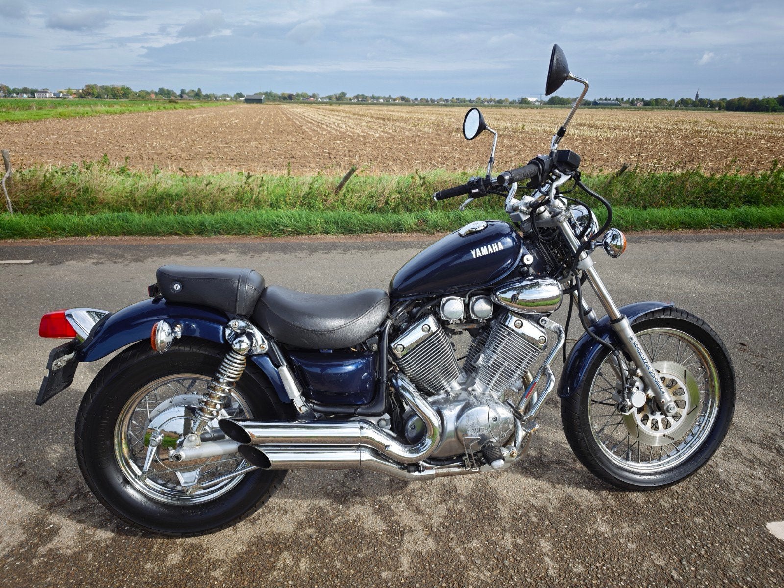 yamaha virago xv535 A2 34kw, Cardan-aandrijving, 2 cilinders, Chopper, Gebruikt