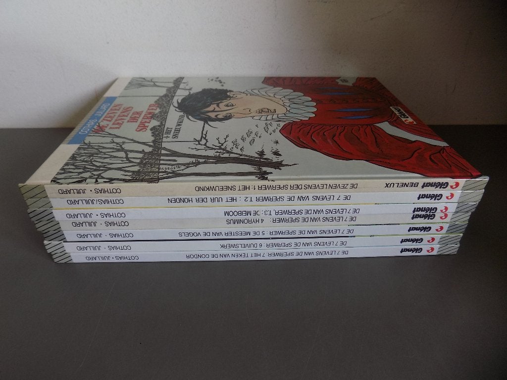 De 7 levens van de Sperwer ~ Complete serie 1 t/m 7, Boeken, Stripboeken, Gelezen, Eén stripboek, Ophalen of Verzenden