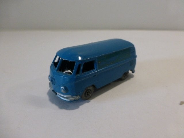 Matchbox no. 34 VW T1 blauw, Ophalen of Verzenden, Zo goed als nieuw, Auto