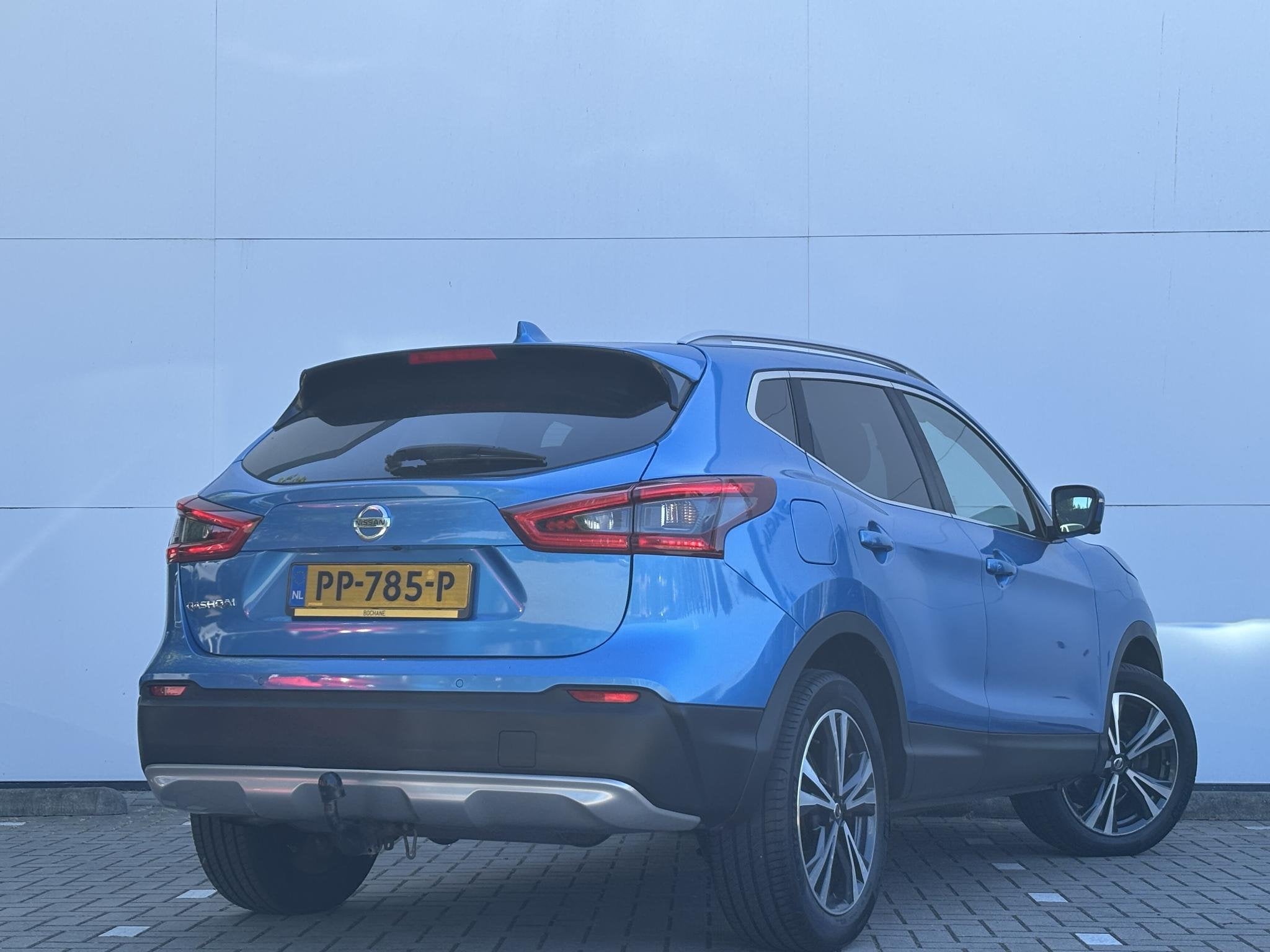 Nissan Qashqai 1.2 N-Connecta l Camera l, Auto's, Stof, Gebruikt, 4 cilinders, Blauw
