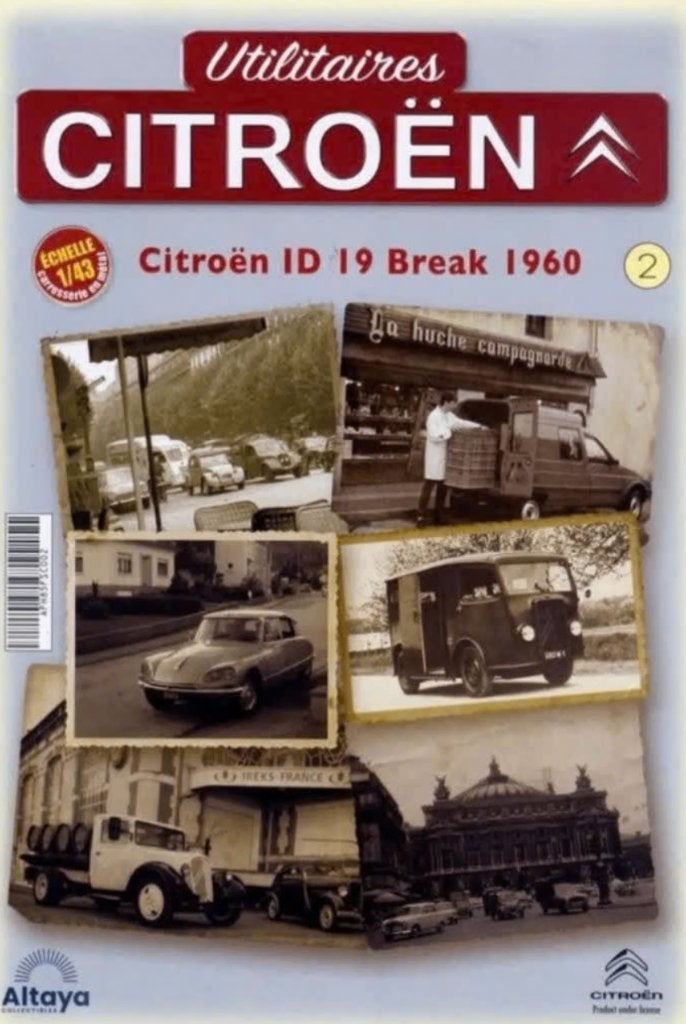 Citroen ID 19 Break '60 Europe 1 1/43 Utilitaires Citroen #2, Hobby en Vrije tijd, Verzenden, Nieuw, Auto, Overige merken