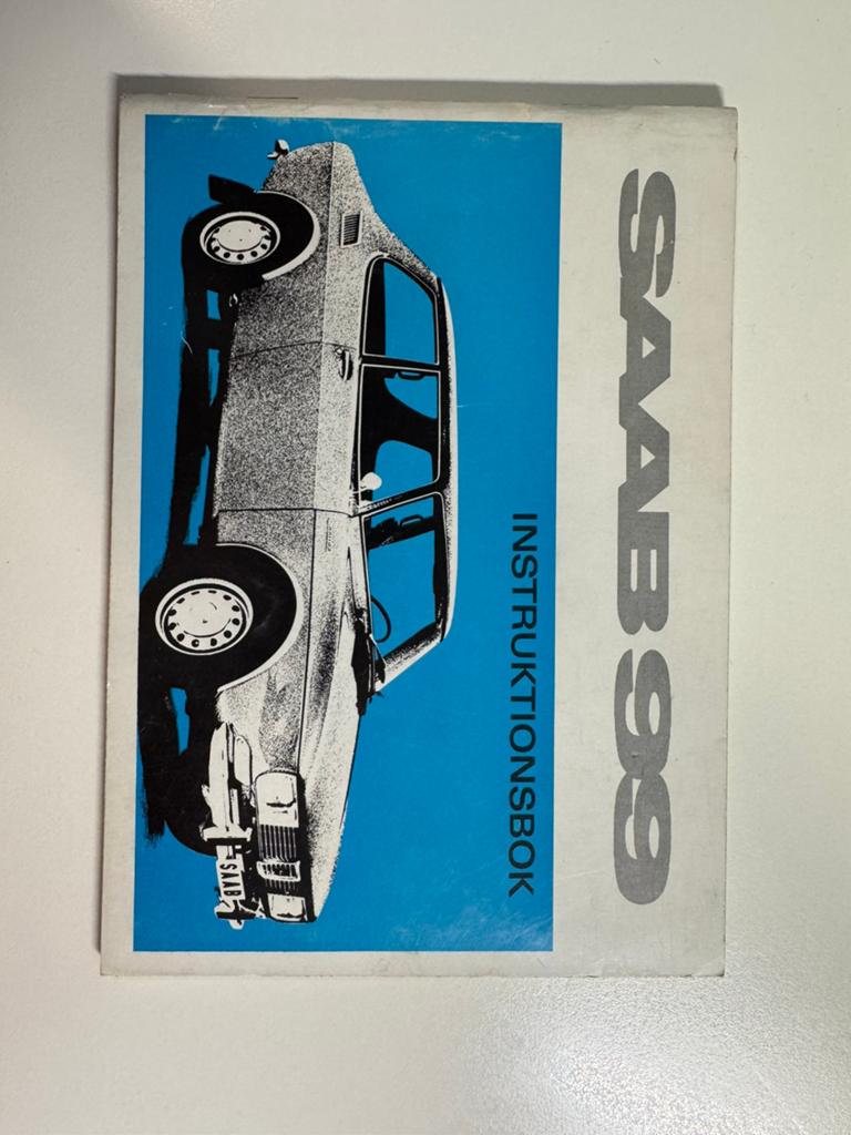 Saab 99 instructieboekje 1970, Ophalen of Verzenden