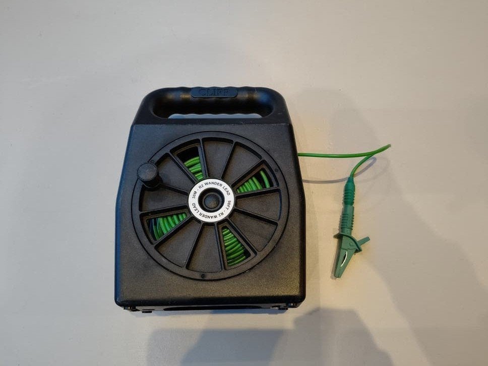 30 meter Cliff Aardingsmeetkabel op haspel, Verzenden, Zo goed als nieuw, Overige merken, Kabelhaspel