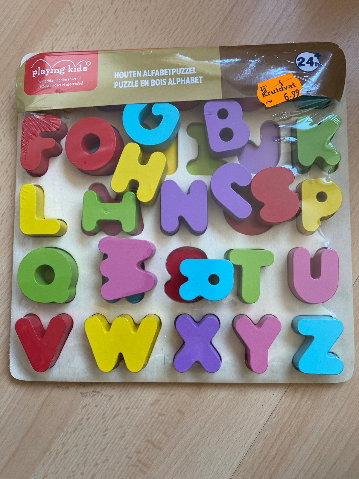 Divrese puzzles,Houten Alfabet Puzzel ,Nijntje,…, Ophalen of Verzenden, Minder dan 500 stukjes, Gebruikt, Legpuzzel