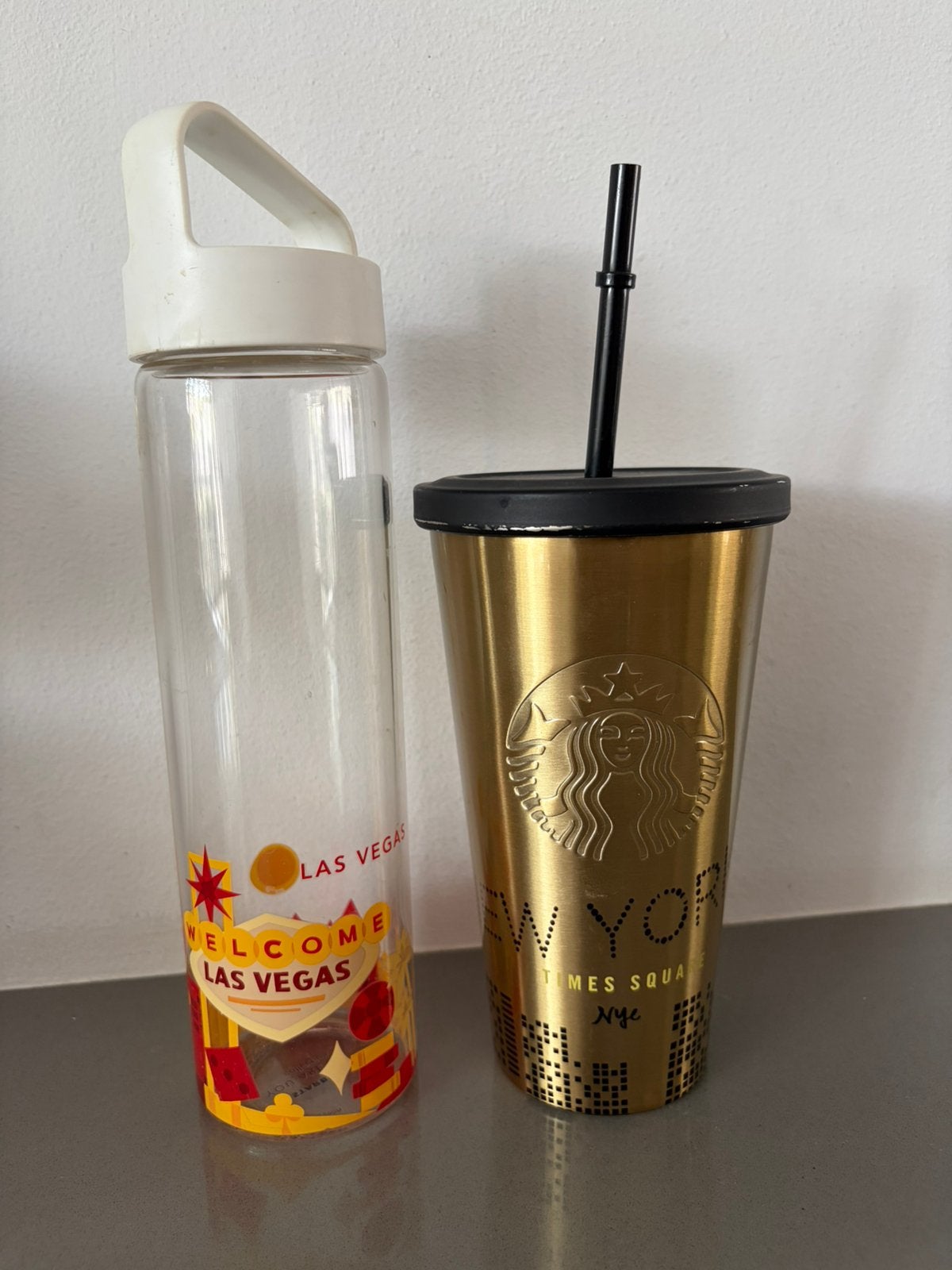 Starbucks bekers las vegas new york, Ophalen of Verzenden, Gebruikt