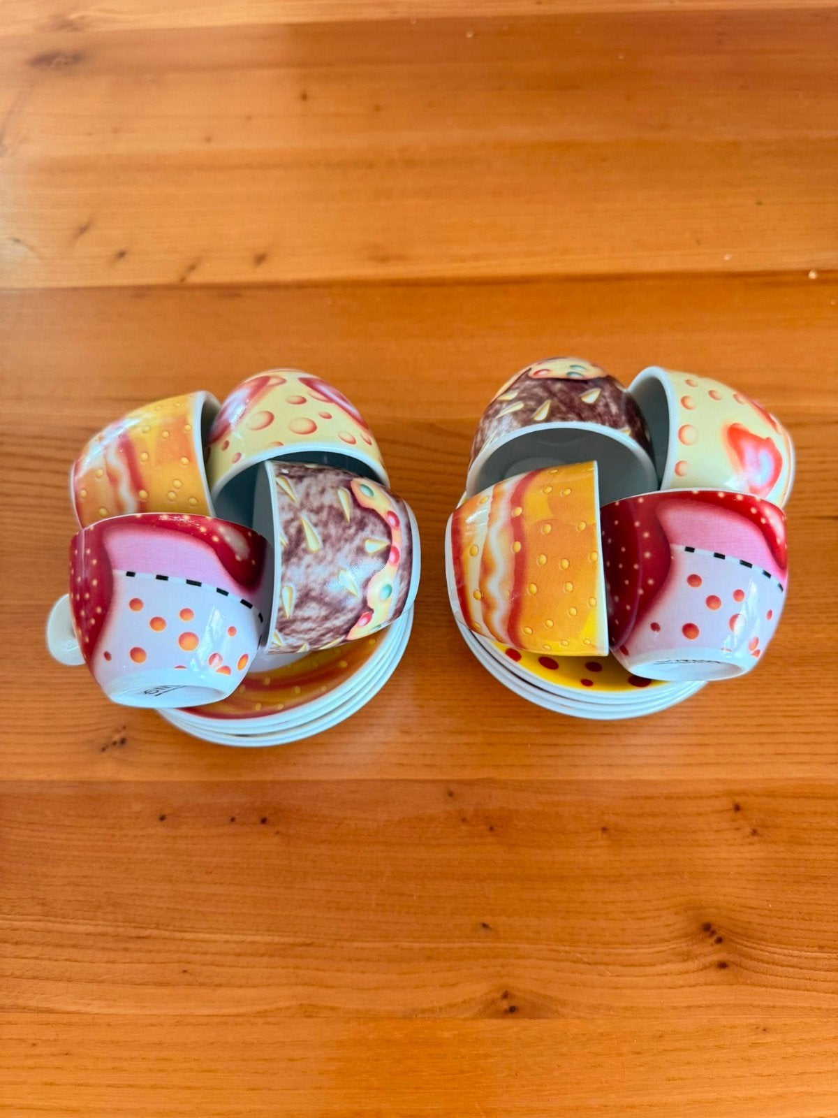 espresso kopjes, Huis en Inrichting, Ophalen, Overige merken, Landelijk/Boerenbont, Kop(pen) en/of Schotel(s)