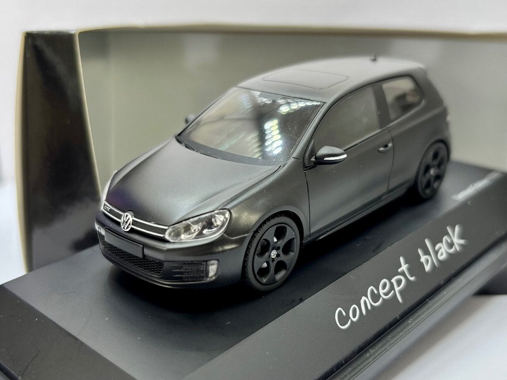 1:43  Volkswagen golf 6 GTI concept black., Hobby en Vrije tijd, Modelauto's | 1:43, Ophalen of Verzenden, Zo goed als nieuw, Auto