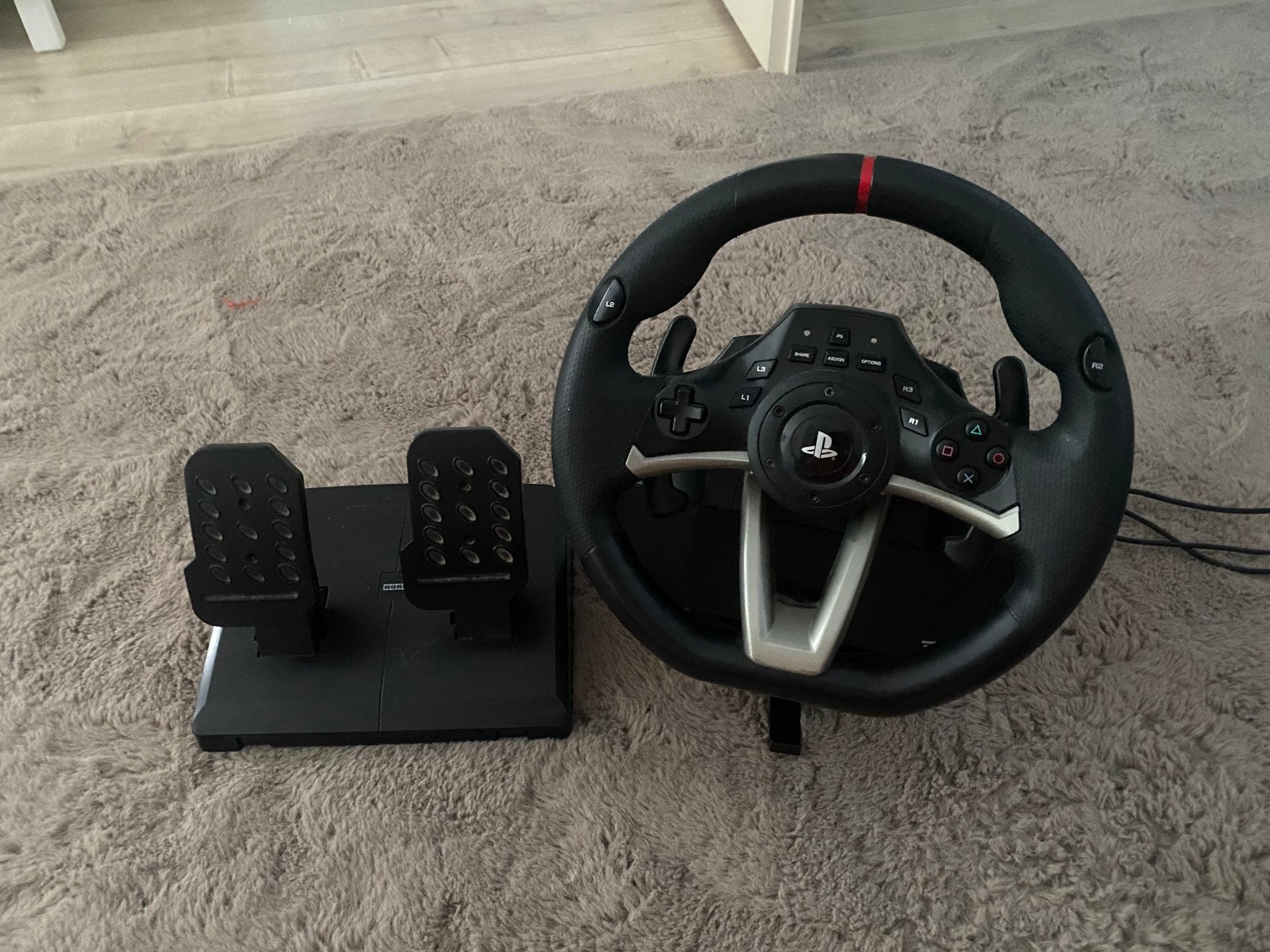 Playstation gaming stuur, Ophalen of Verzenden, Zo goed als nieuw, Controller, PlayStation 1