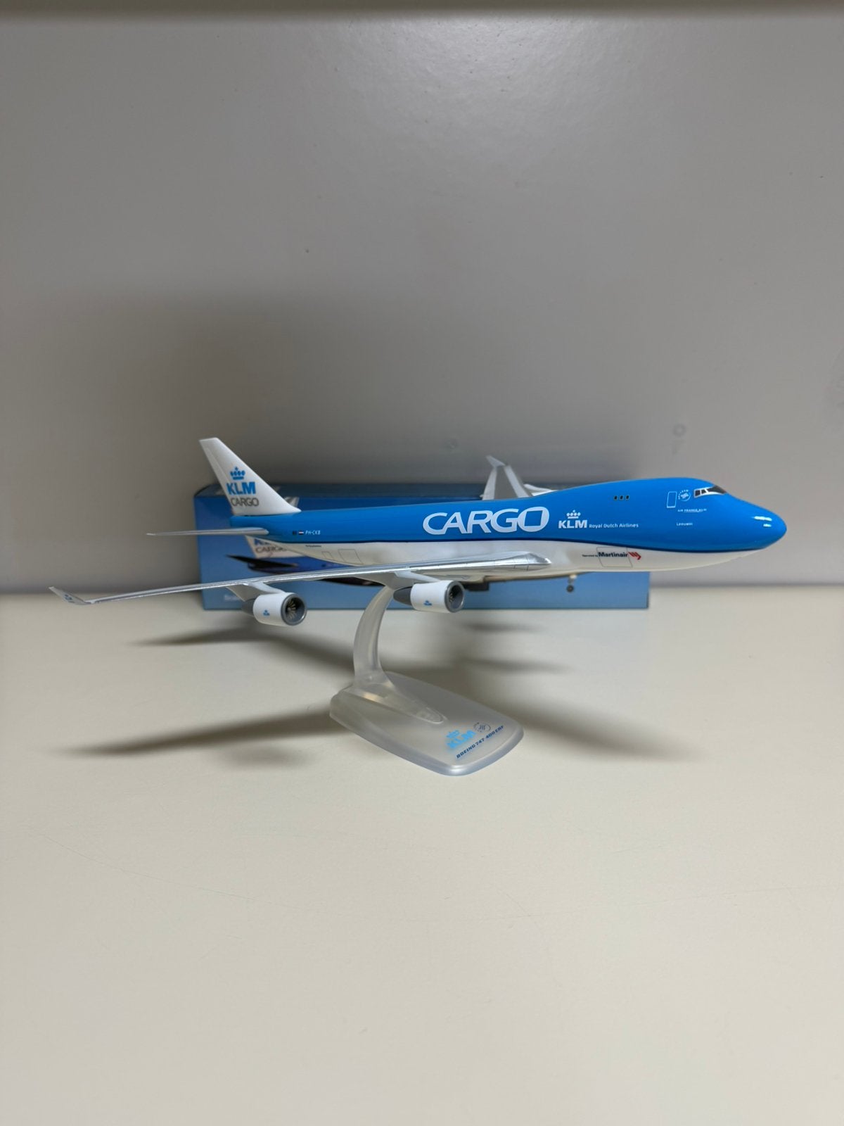 NIEUW! 1:250 schaalmodel KLM Cargo Boeing 747-400F, Ophalen of Verzenden, Nieuw, Schaalmodel