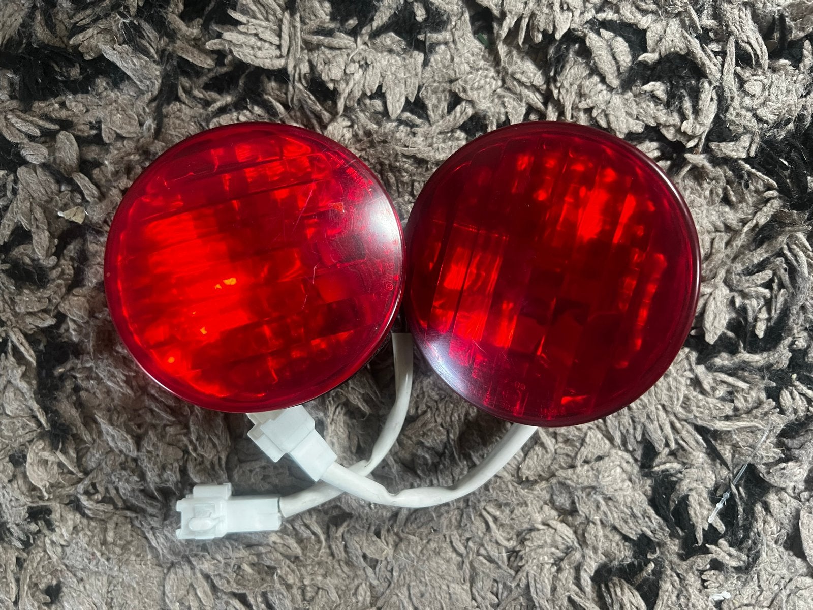 Set van 2 Rode Ronde Lexus IS200/300 Mistlampen 12V 21W/5W, Auto-onderdelen, Ophalen of Verzenden, Gebruikt, Lexus