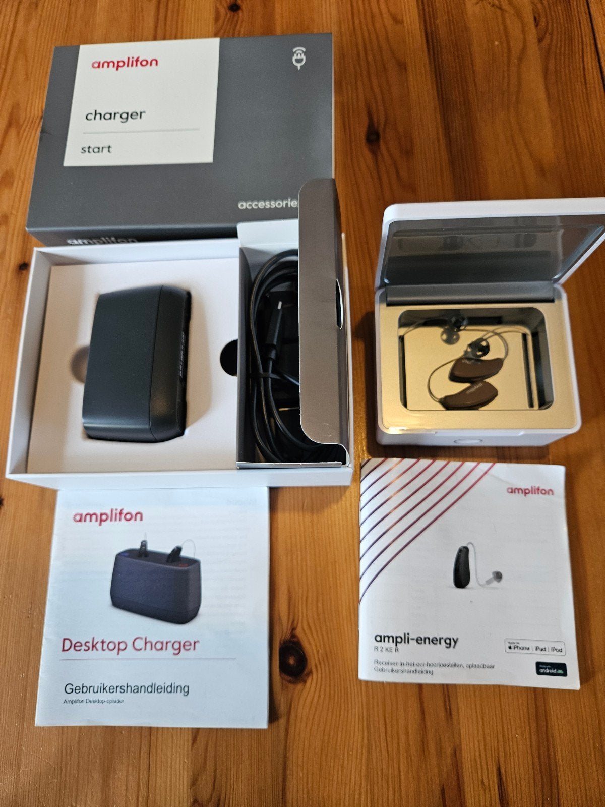 amplifon charger gehoor apparaat en oplaadstation, Ophalen of Verzenden
