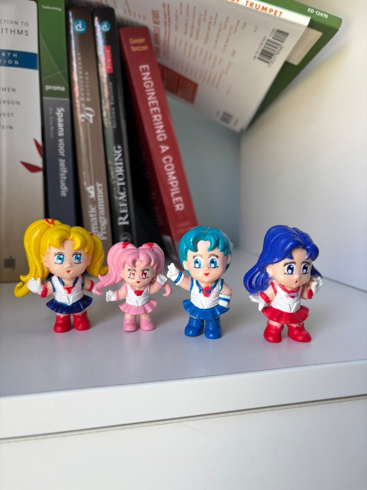 Vintage Sailor Moon mini PVC-figuren set (1995) — NOW REY, Ophalen of Verzenden