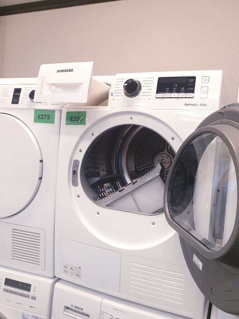 warmtepomp droger Samsung 8kg️️️ ️️️ A++ INC GARANTIE, Witgoed en Apparatuur, Ophalen, Overige typen, 8 tot 10 kg, Zo goed als nieuw