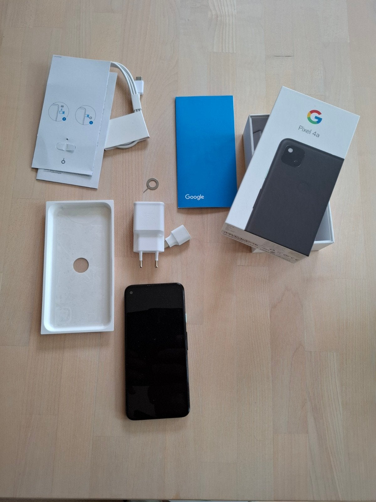 Google Pixel 4a - compleet met doos