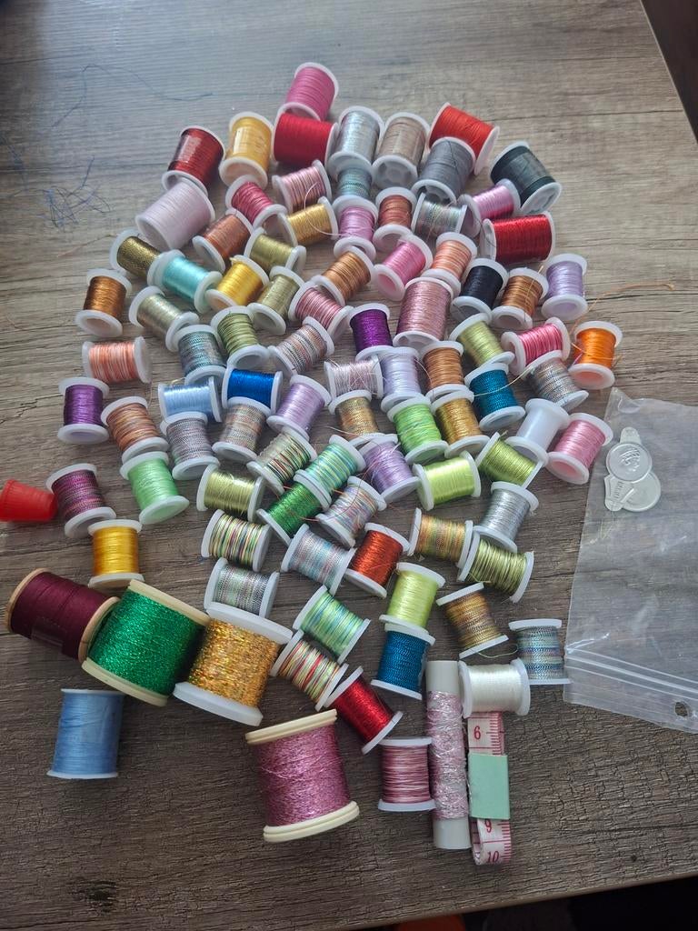Glitter garen, Hobby en Vrije tijd, Kaarten | Zelf maken, Ophalen of Verzenden, Overige thema's, Overige typen