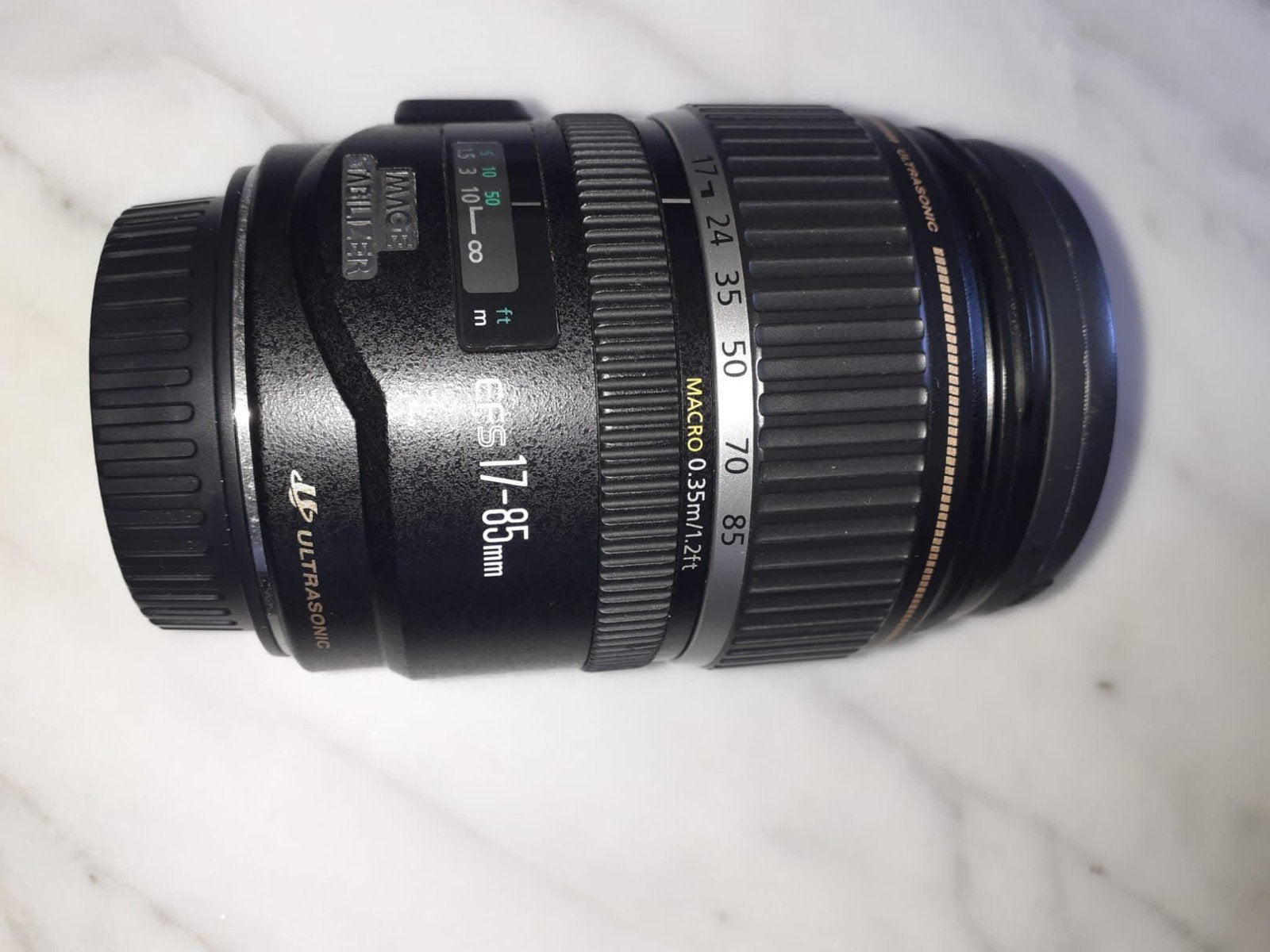 Canon EFS 17-85mm en EFS 18-55mm lenzen, Audio, Tv en Foto, Gebruikt, Canon, Zonnekap, Ophalen of Verzenden
