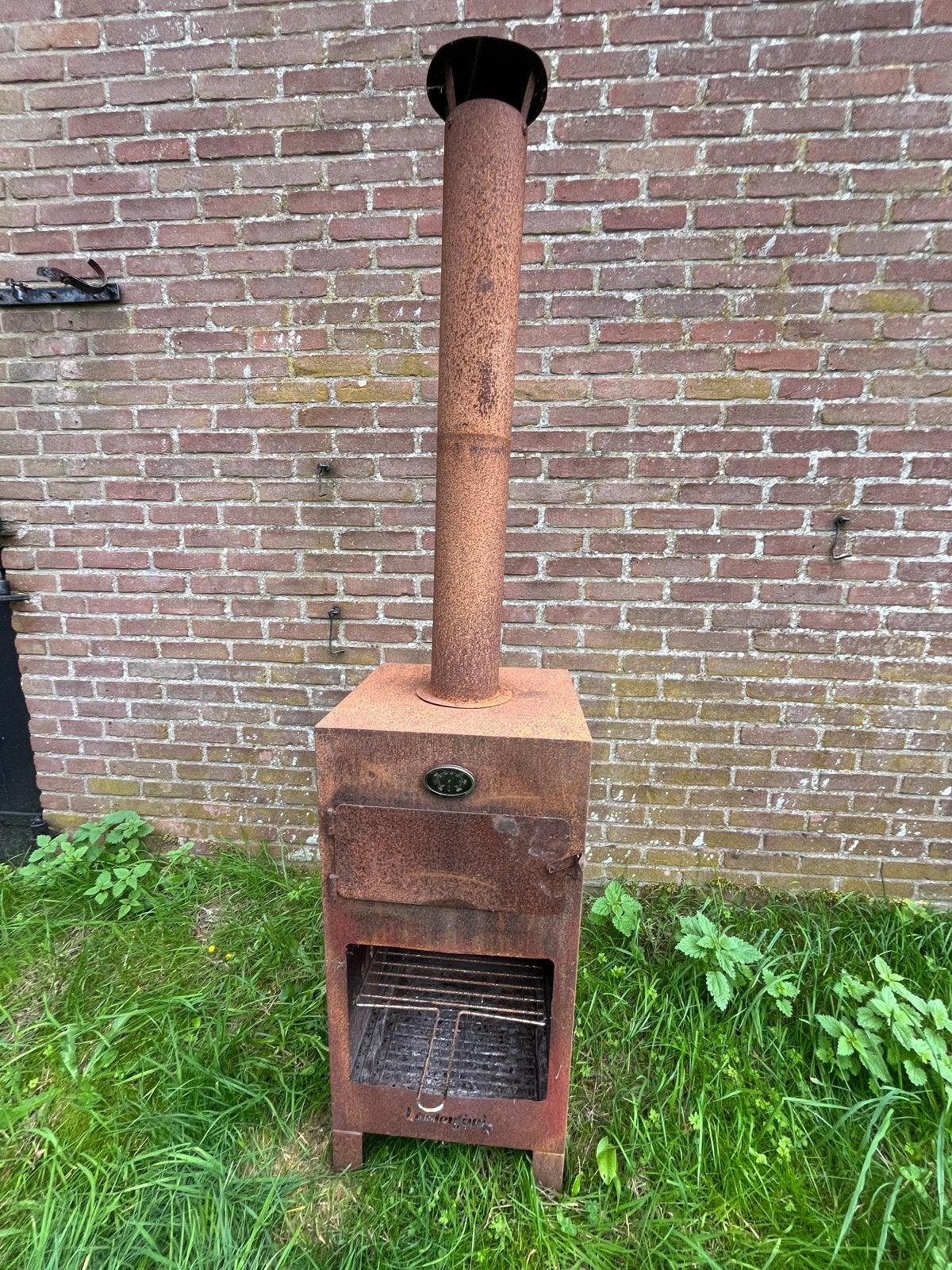 Lanterfant  buitenkachel/ BBQ/ pizzaoven, Ophalen, Gebruikt