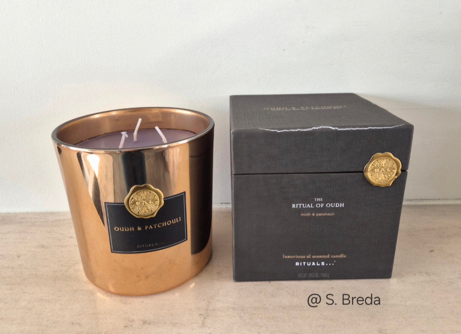 Rituals 1 kilo Geurkaars | Oudh | 1000 gram kaars, Nieuw, Ophalen of Verzenden, Rituals, Kaars