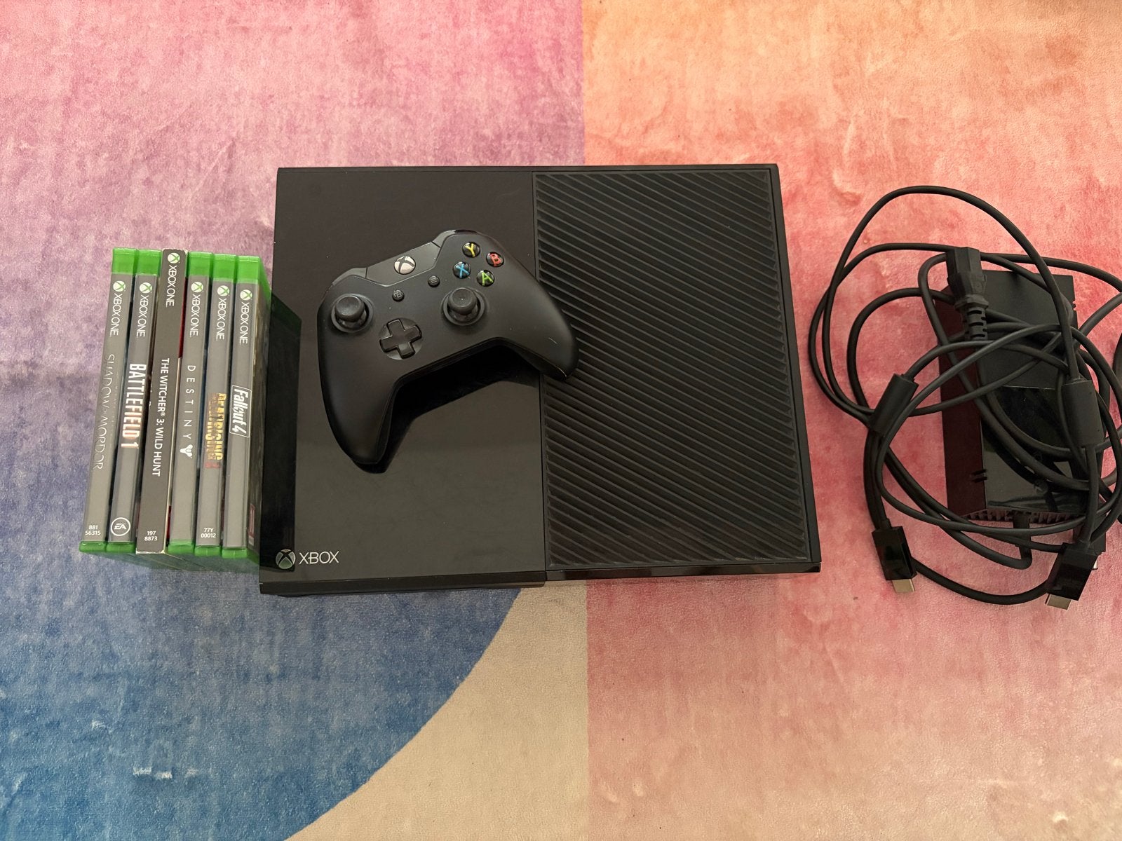 Xbox one met 1 controller en 6 games, Ophalen, Xbox One, Met 1 controller, 500 GB