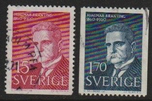 Zweden Michel 465 + 466, Ophalen of Verzenden, Zweden, Gestempeld