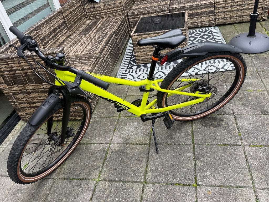 SuperSuper Xplore Kinder Fiets Mountainbike 24 inch, Fietsen en Brommers, Ophalen, Versnellingen, Schijfrem, Supersuper