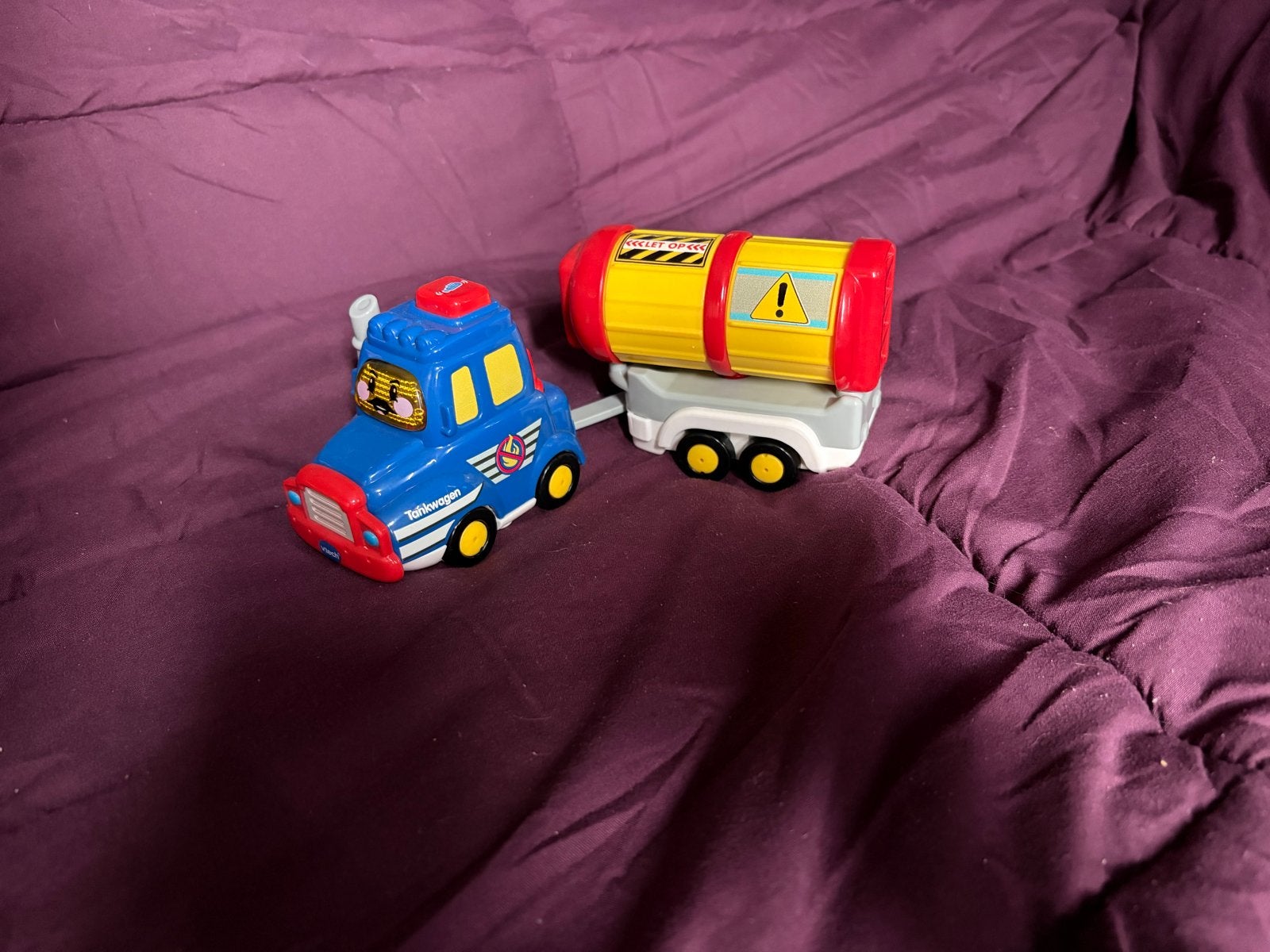 VTech Toet Toet Auto Thomas met aanhanger, Ophalen, Zo goed als nieuw