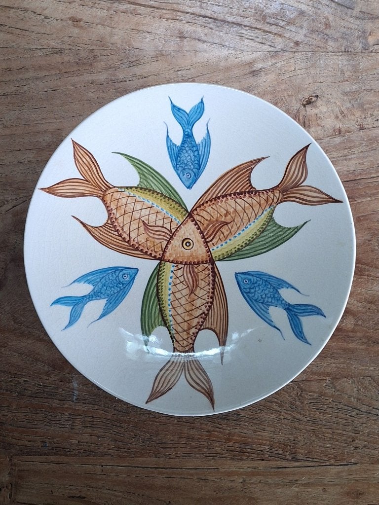 div. kunst-borden sierbord vissen figuren schaal 25€ / stuk, Ophalen of Verzenden