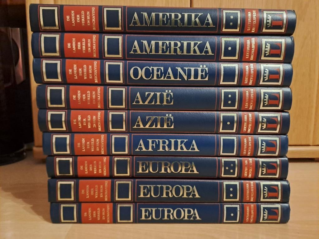 Lekturama Encyclopedie De Landen van de Wereld, Boeken, Gelezen, Complete serie, Ophalen of Verzenden, Lekturama