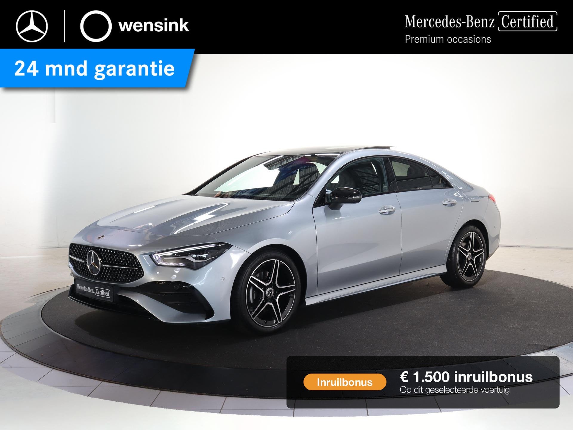 Mercedes-Benz CLA-klasse 180 AMG Line | Panoramaschuifdak |, CLA, 136 pk, Gebruikt, 4 cilinders