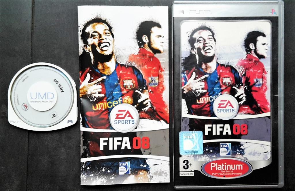 PSP - FIFA 08 - PlayStation Portable Voetbal Spel 2008, 1 speler, Ophalen of Verzenden, Zo goed als nieuw, Vanaf 3 jaar
