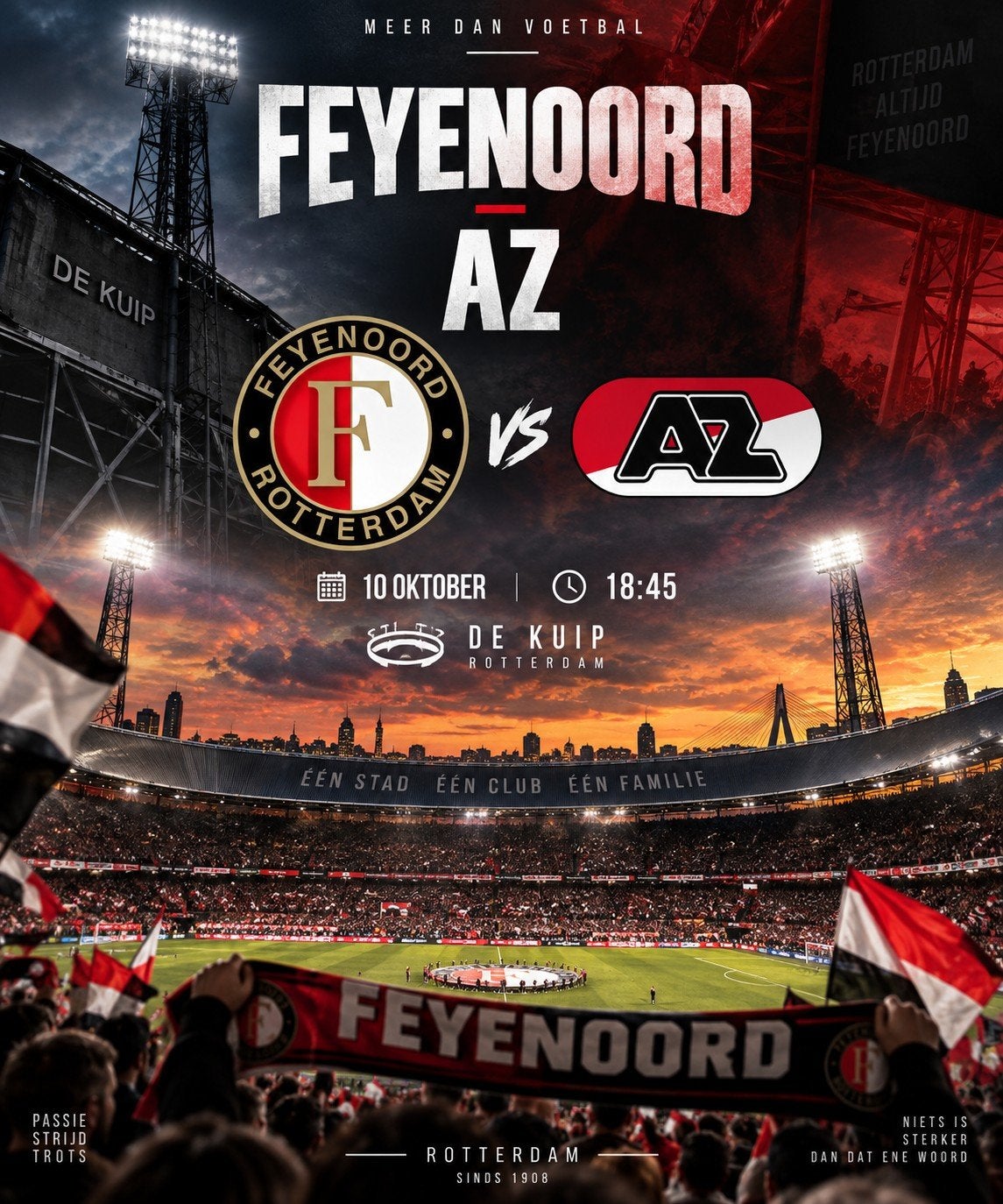 Feyenoord - Az | 2tickets gele zijde