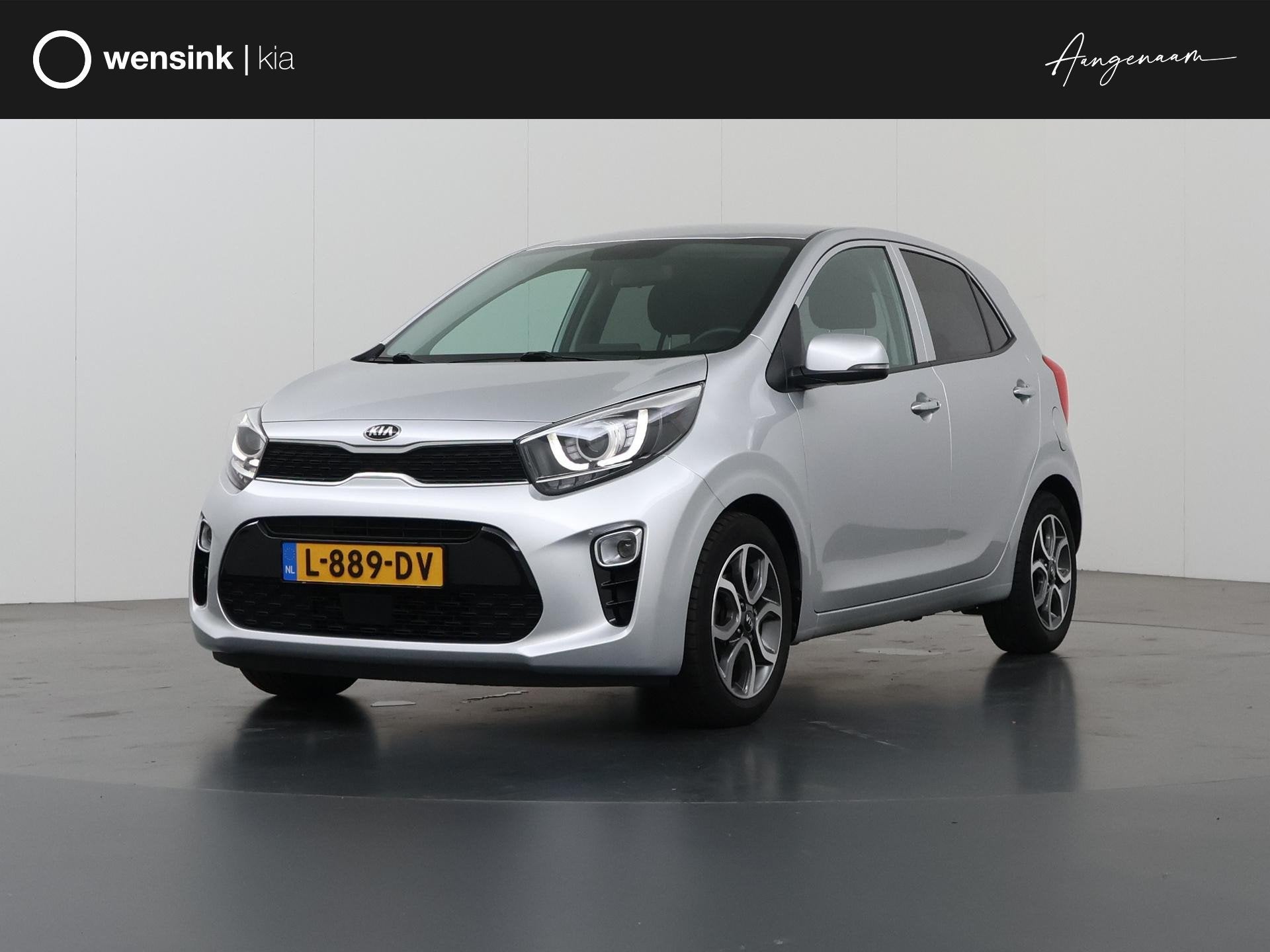Kia Picanto 1.0 DPi DynamicPlusLine | Keyless | Navigatie |, Auto's, Voorwielaandrijving, Verwarmde buitenspiegels, Stof, Gebruikt