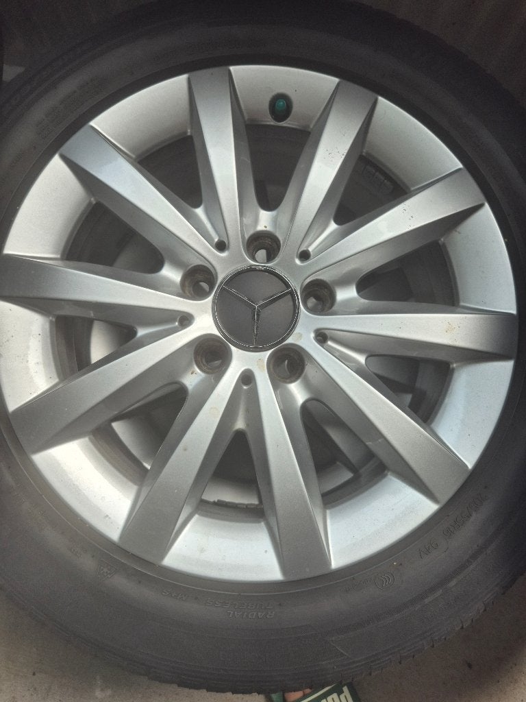 Originele Mercedes Banden met Velgen, Auto-onderdelen, Banden en Velgen, Ophalen, 16 inch, Nieuw, All Season