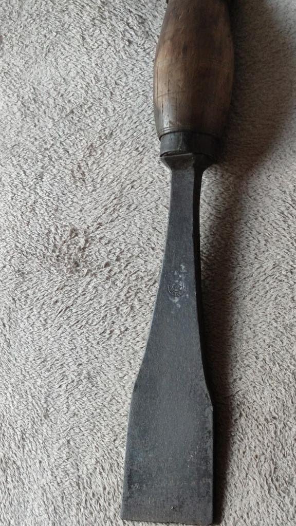 Antieke Goldenberg molenbeitel, hakbeitel, beitel - 75mm, Antiek en Kunst, Ophalen of Verzenden