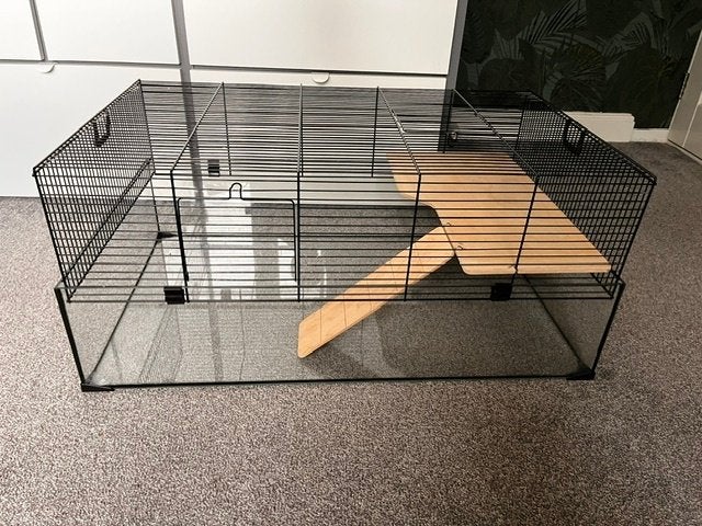 Hamsterkooi, Dieren en Toebehoren, Kooi, Zo goed als nieuw, Hamster, 75 tot 110 cm